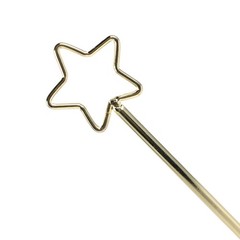 2Pcs Reusable Gold Metal Star Table Number Holders for Weddings and Parties