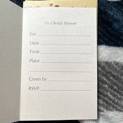 5 Gibson Greetings You’re Invited Bridal Shower Invitations Yellow & Pink