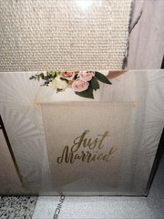 David Tutera «Here Comes the Bride» / «Just Married» Wedding Banner Double Sided