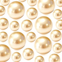70Piece Floating NO Hole Pearls for Centerpiece Glass – 70 Pieces Apricot