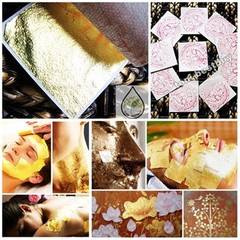 Edible Genuine 100% Pure 24K Gold Leaf 15pcs for Decorate Cake Food Artist Lover