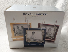 Royal Limited Blue Baby Toddler Picture Frame Album Book Giraffe Holds 4×6 Photo