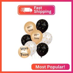 xo, Fetti Wizard in Training Balloons – 24 pk, 12″ | Magic Kids Party Decoration