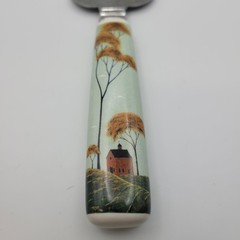 Warren Kimble Boston Warehouse Cake Server Pie Server Country Cottage Stainless