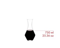 RIEDEL Merlot Decanter Machine-Made Crystal Glass Red Wine 25oz Dishwasher Safe