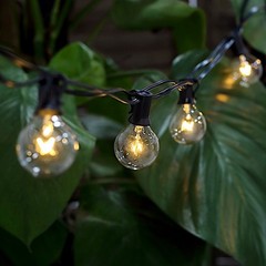 25 feet Warm White 28 Incandescent Bulbs STRING LIGHTS GARLAND Party Supplies