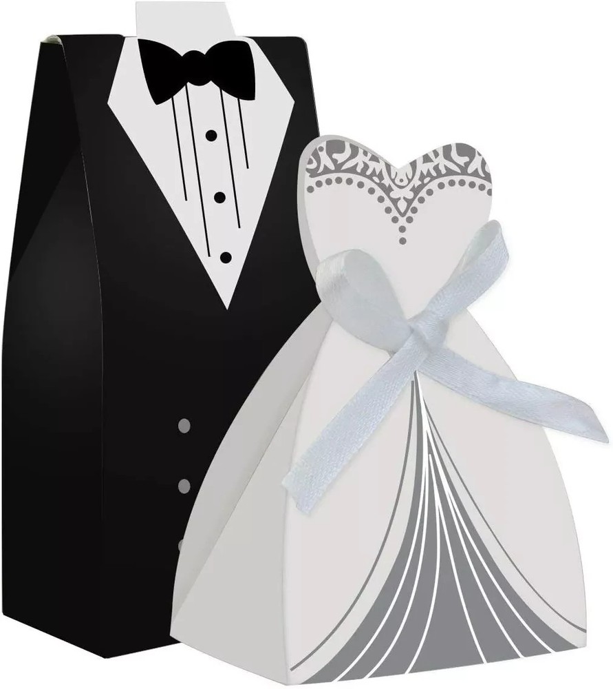 Wedding favors, wedding decorations, 100 pieces, 50/50 gifts for guests