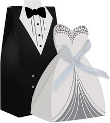 Wedding favors, wedding decorations, 100 pieces, 50/50 gifts for guests
