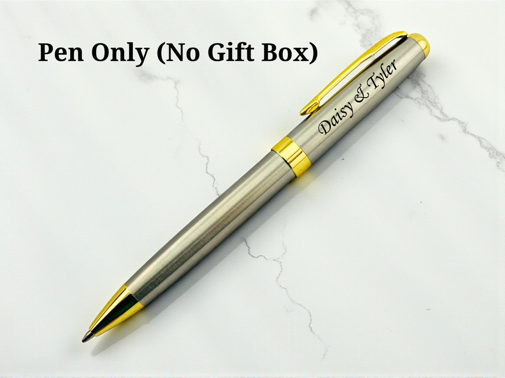 Personalized Wedding Gift Bulk Favors for Guests Custom Guestbook Pen