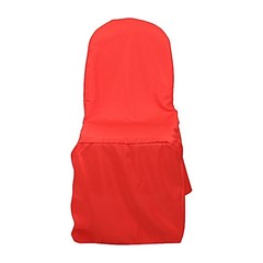 50 Red Polyester BANQUET CHAIR COVERS Wedding Party Reception Decorations