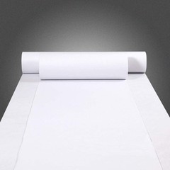 Classic Solid White Aisle Runner 2′ x 50′ – Ideal for Ceremonies & Displays