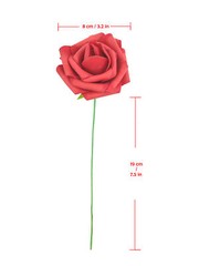 25/50 Real Touch Foam Roses Perfect For DIY Wedding Bouquets Decor Centerpieces