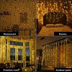 Led Ivy Vine Lights 12 Pack 9.4 FT * 6.2 FT 240LED-Clear Wire Plug-in