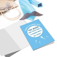 Nchigedy Funny Father’s Day Card from Wife Girlfriend, Rude Fathers Day Card …