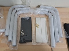 Wedding Sign Stand Adjustable W /Design Kit Metal Stand White