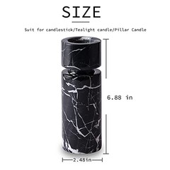 Candle Holder Real Luxurious Natural Marble Candlestick Holder for A Style