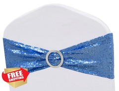 ZSJFMF 100 Chair Sashes Blue