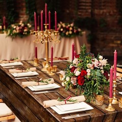Irenare 3 Pcs Brown Wood Grain Tablecloths Rustic 54 x 108 inches,