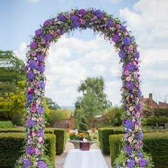 7.9ft Metal Army Green Arch Wedding Party Bridal Prom Garden Floral Decoration