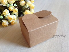 200x Kraft Gift Boxes Birthday Party Wedding Favour Bomboniere Boxes 7.5x6x5cm