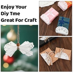 150Pcs Paper Doilies, Round Paper Doilies for Wedding Birthday Cake Dessert