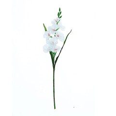 3 pcs 36″ SILK ARTIFICIAL GLADIOLUS FLOWER Spray Stems Wedding Party Supplies