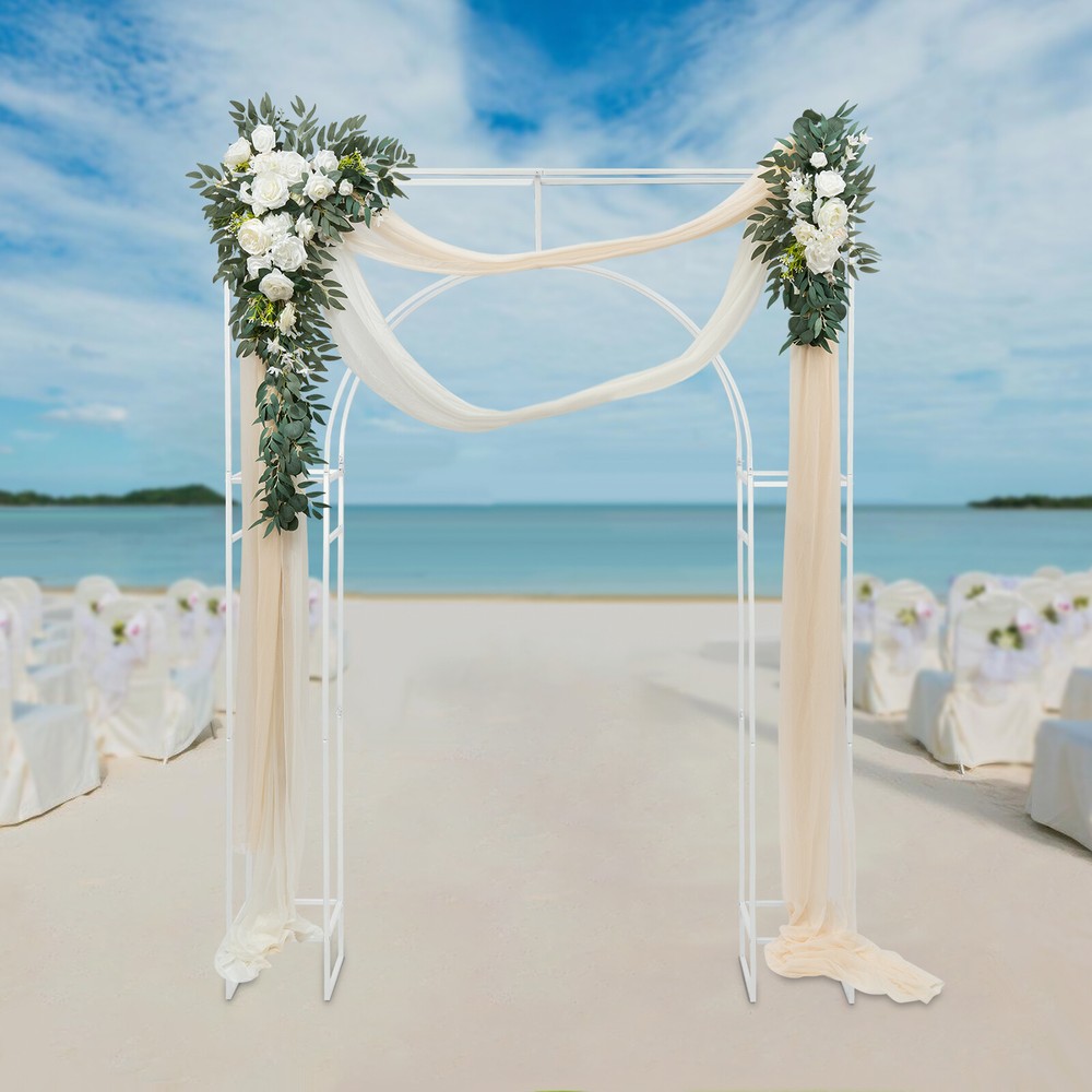 Wedding Arch Ceremony Square Metal Balloon Arch Stand for Wedding Birthday Party