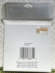 50 Placecards White with Black Outline Background 2″ Folded Amscan NEW