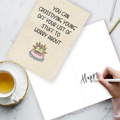 Funny Birthday Card, Humorous Greeting Card for Men Women, 50th 60th Birthday…