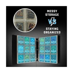 CardGuard Premium 3” Trading Card Binder – 100 Side-Loading Pag… U