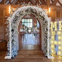 Large Steel Wedding Arch Garden Arbor Archway Gate Photography Party Backdrop
