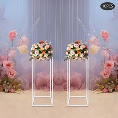 10Pcs Flower Display Stands Steel Floral Showing Rack Decor for Wedding Party