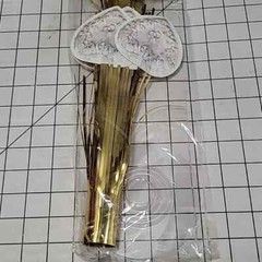 Wedding Centerpiece Bridal Shower Mobile Decoration, 14″ Hearts and Foil, NWT