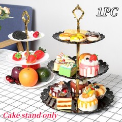 Detachable Cake Stand 3 Tier Pastry Fruit Plate Serving Dessert Cookies Holder