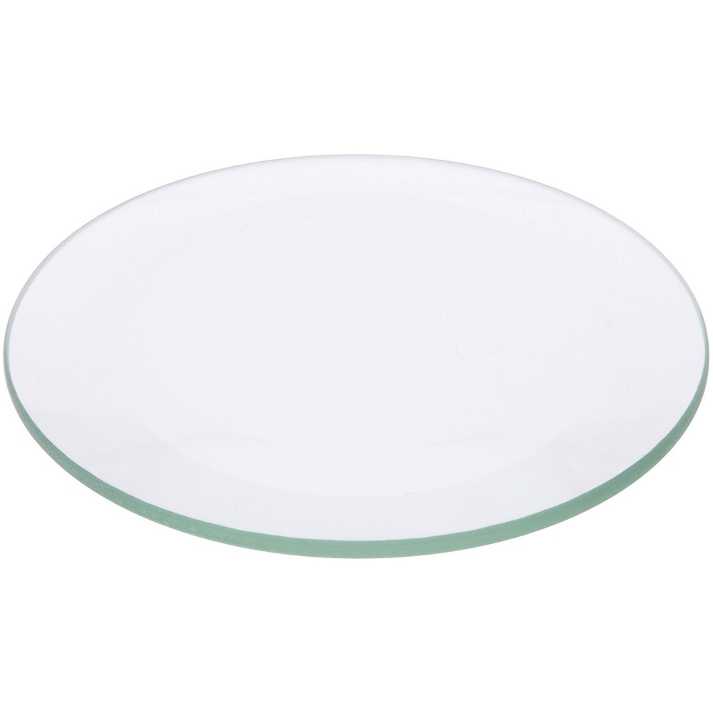 Plymor 3″ Round, 5mm Thick Beveled Clear Glass Circle