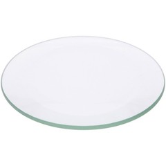 Plymor 3″ Round, 5mm Thick Beveled Clear Glass Circle