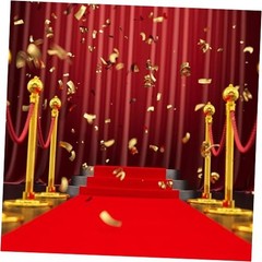 3ftx15ft Carpet Runner, 450GSM Extra Thick Non-Slip TPR Rubber, 3×15 ft Red