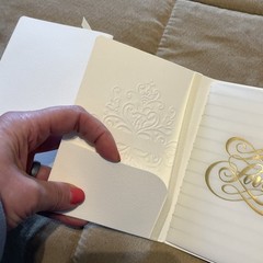 Hallmark Wedding Vow Books Her Vows & His Vows 12 Lined Pages Blank