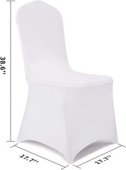 12pcs Stretch Spandex Chair Cover for Wedding Party Dining