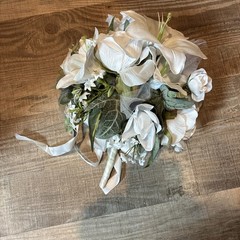 silk wedding bridal flower bouquet