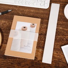 50pcs Vellum Belly Band, Clear Invitation Band for 5×7 12.2×1.57 inch,
