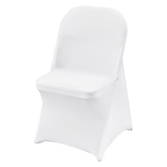 SIHAO 100PCS Stretch Spandex Folding Chair Covers Use For Wedding Party Dining