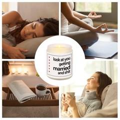 BaubleDazz Funny Wedding Gifts, 7oz, Look at You, Getting Married