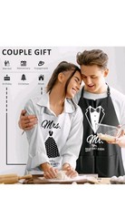 Wedding Gifts Engagement Gifts for Couples Mr and Mrs Aprons for Couples Gifts