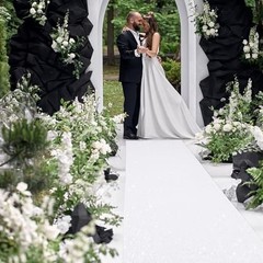 Wedding Aisle Runner Sequin Carpet Runner for Party Sparkly Rug Indoor