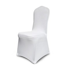 Uimoso 50/100PCS Chair Covers Spandex Folding Banquet White Covers Wedding Party