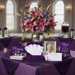 112 Pcs Celebration of Life Memory Cards Set Share a Memory Cards with Box 2 …
