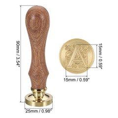 Alphabet A Wax Seals Stamp Initial Letter Sealing Wax Stamp Classic Retro