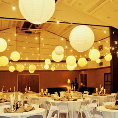 10 Pcs 12 inch White Paper Lanterns Great Chinese/Japanese Decorations