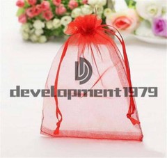100Pcs Organza Favor Gift Candy Sheer Bags Jewelry Pouch Wedding Party